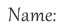 Name